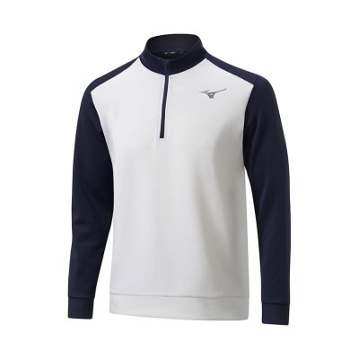 Manga Larga Mizuno RB 1/4 Zip Hombre - Blancos - Chile M203XDTKYS